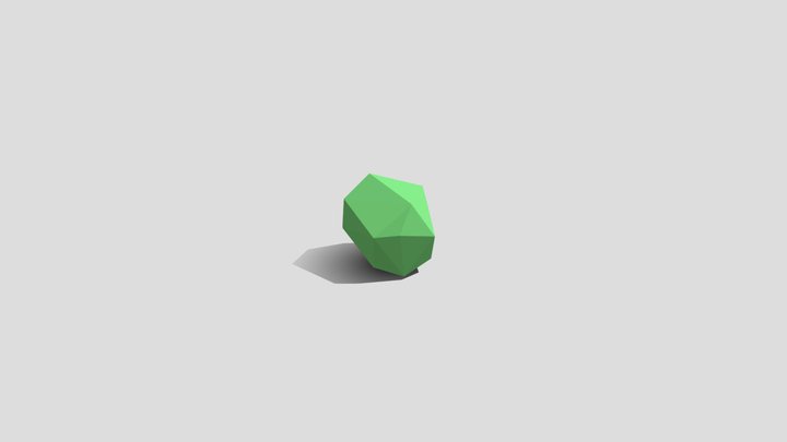 Bush 1 - Low poly 3D Model