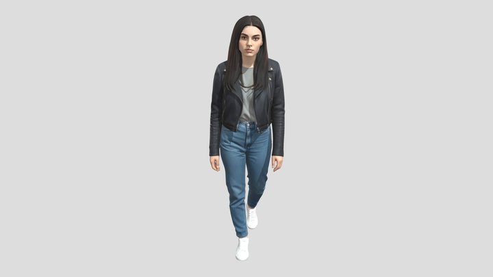 Casual Leather Jacket Look – Modelo 3D gratuito STL