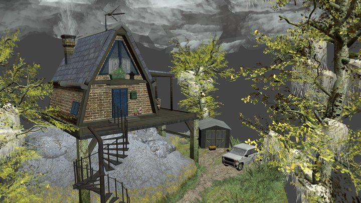 DAE DIARAMA - Forest Loner 3D Model