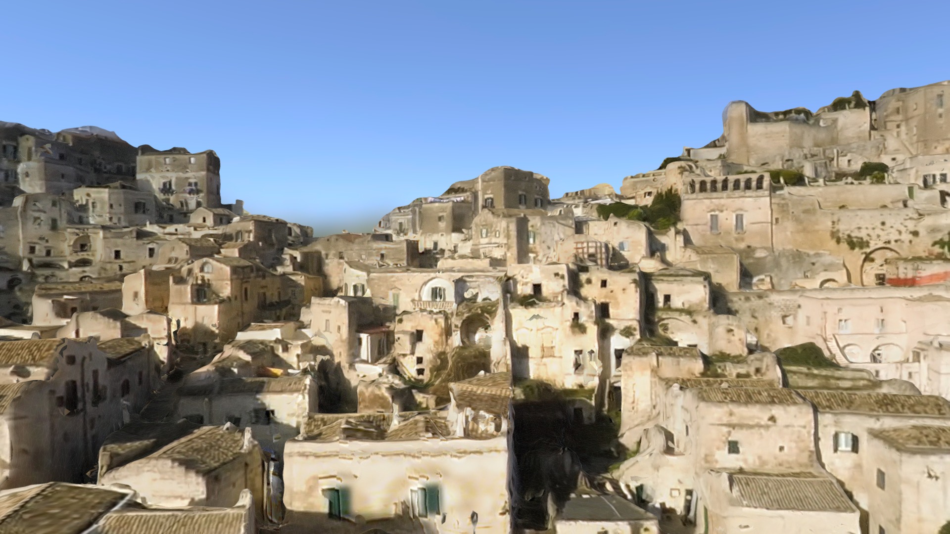 3D model Matera. Italy. Medium. - This is a 3D model of the Matera. Italy. Medium.. The 3D model is about a large group of buildings.