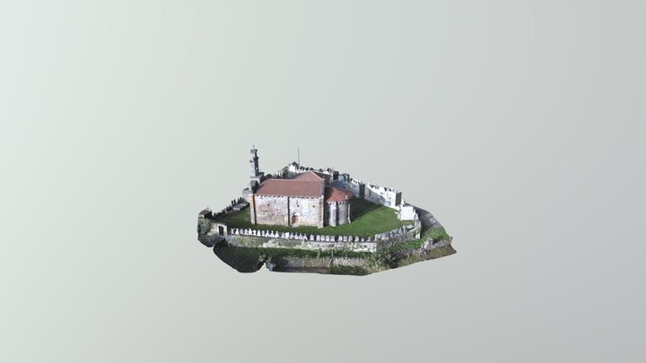 Iglesia Románica Cameixa 3D Model