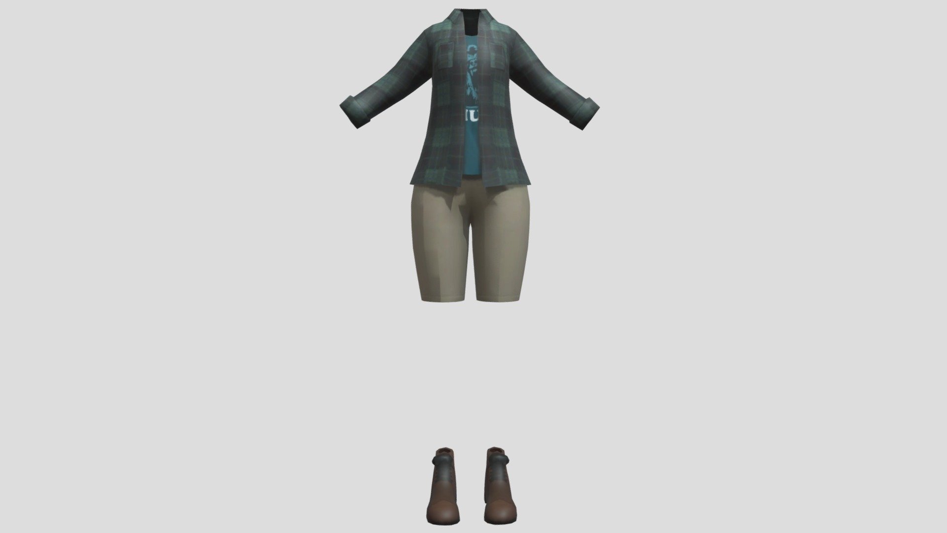 Princess Merida Comfy Clothes - Download Free 3D model by Princess ...