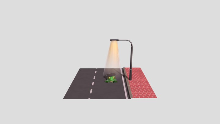 Practice frog 3D Model
