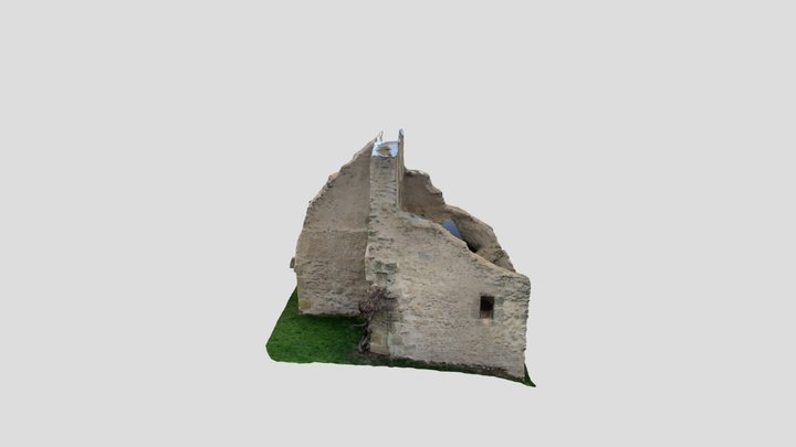 E2B castle ruins 3D Model