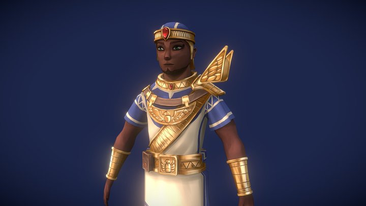 Egyptian Warrior [Student work] 3D Model