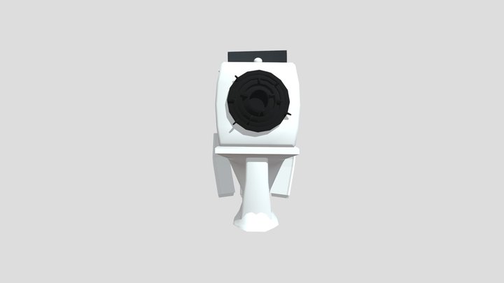 Glitch-skibidi-toilet 3D Model