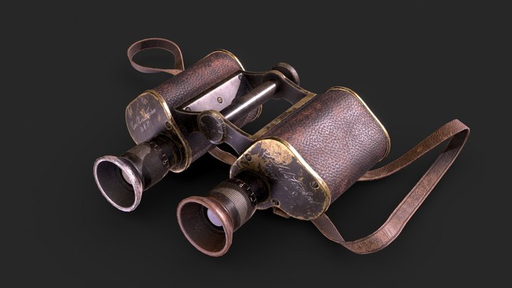 Feldstecher 3D Model