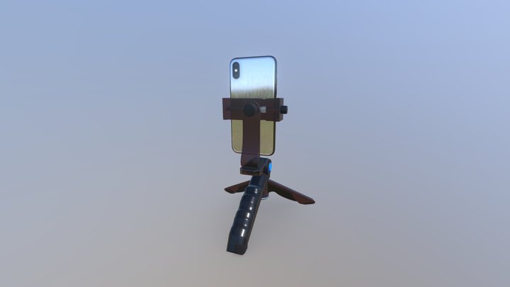 Tripod Grip Keyshot 10 GLB TEST 3D Model
