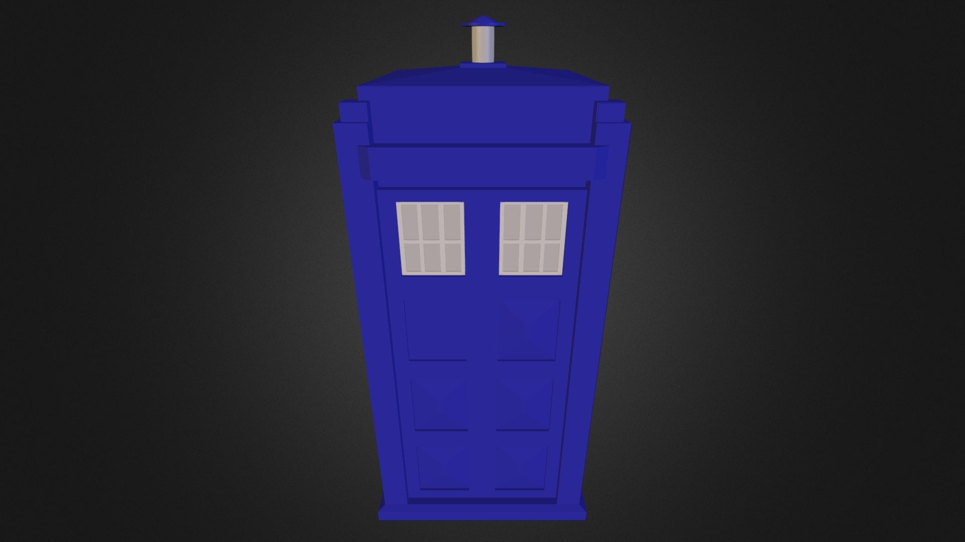 TARDIS 1 - 3D model by Henrik908 [3b77bf5] - Sketchfab