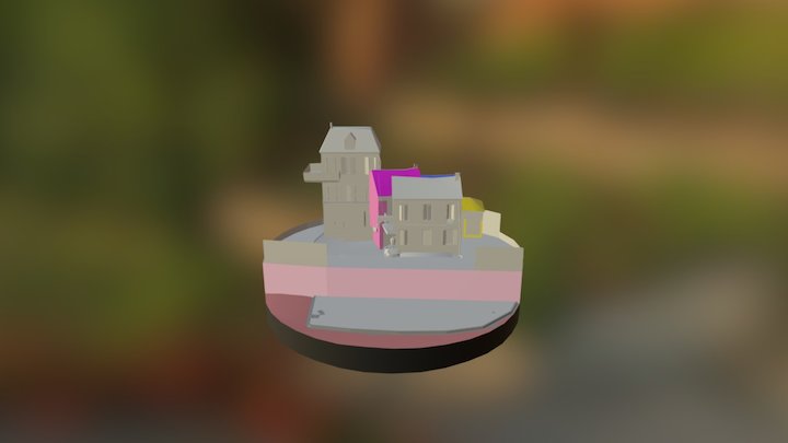 City Scene End Assignment 3D Model