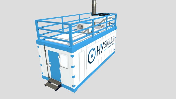 Hyskills - Hydrogen Electrolyser 3D Model