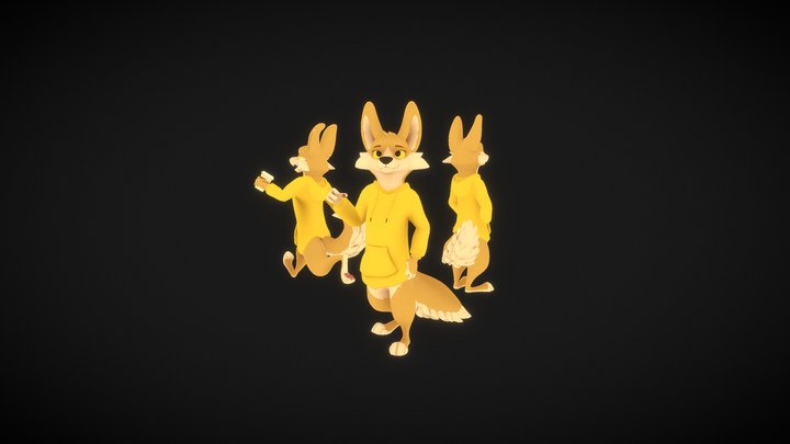 Fox4 3D Model