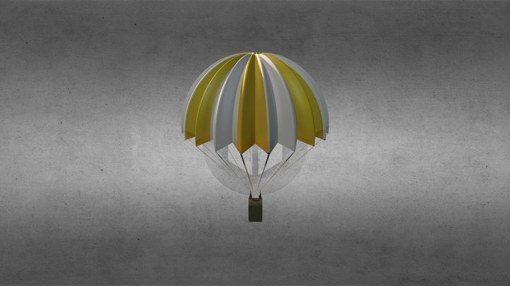 Parachute bag/ pubg 3D Model