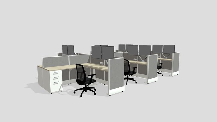 Idea Starter - HAT Panel Workstation 3D Model