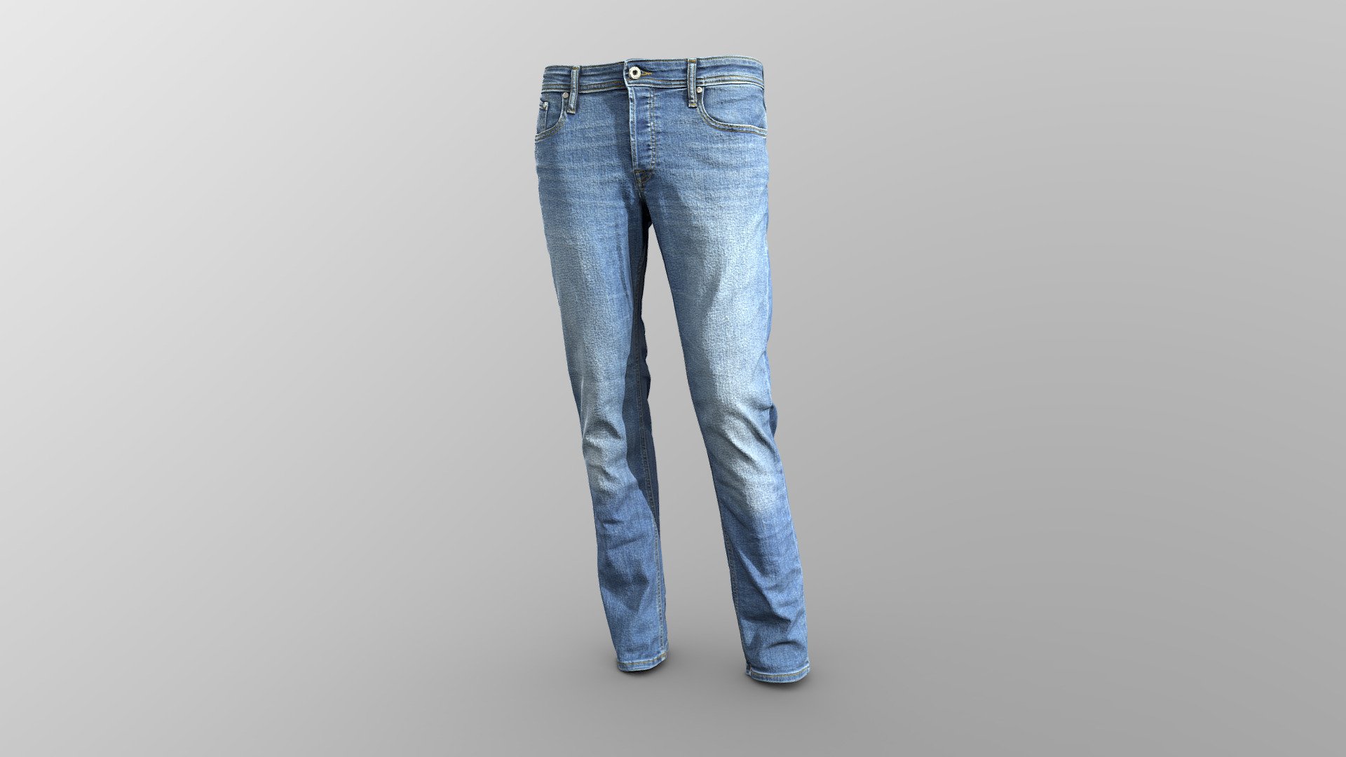 Jack Jones JJIGLENN JJORIGINAL - Slim Fit Jeans - Buy Royalty Free 3D ...