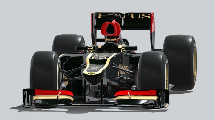 2013 Lotus E21 – Modello 3D gratuito STL