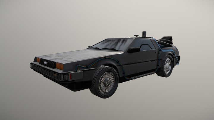 Leininger_Pauline_B2C1_ DeLorean 3D Model