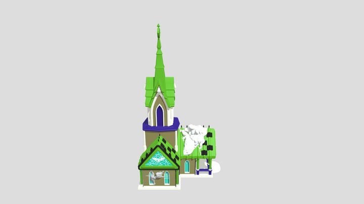 Sketchfab Building Darktide 3D Model