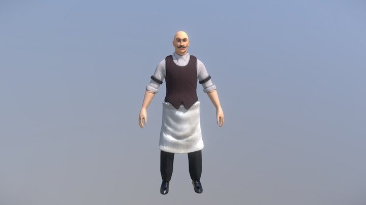 Stanley "The Gentle" Lang 3D Model
