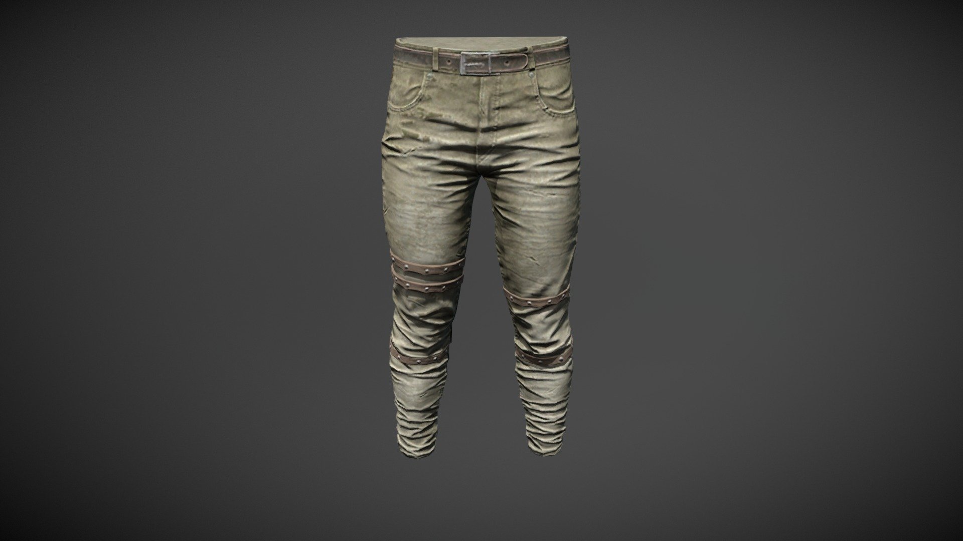 GREEN PATTERN PANTS - 3D model by PUBGShowcase [3b7f846] - Sketchfab