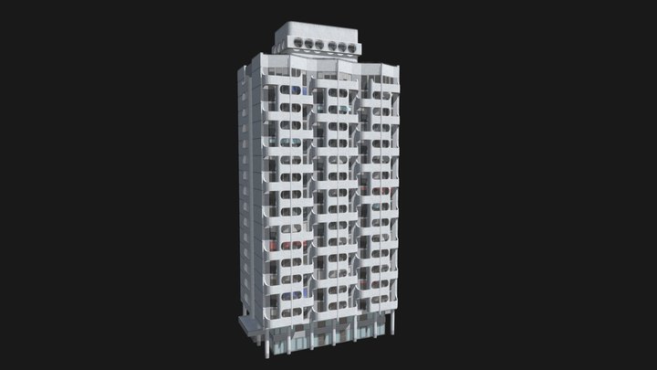 Sedesowiec Wrocław 3D Model