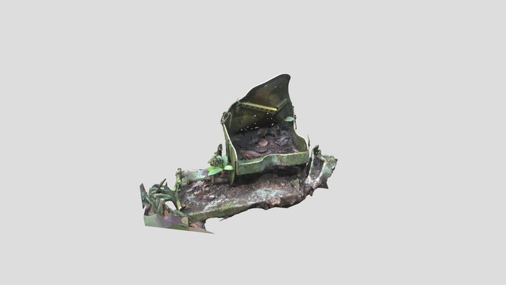 G4M1 "Betty" bomber -- Pilot Chair 3D Model