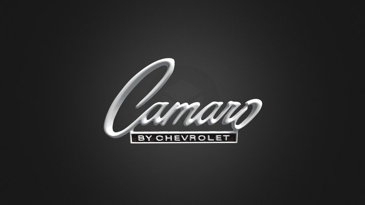 Camaro Logo 3D Model