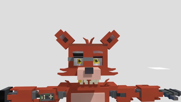 Foxy Rig (Fox Gamer & Craft Less) 3D Model