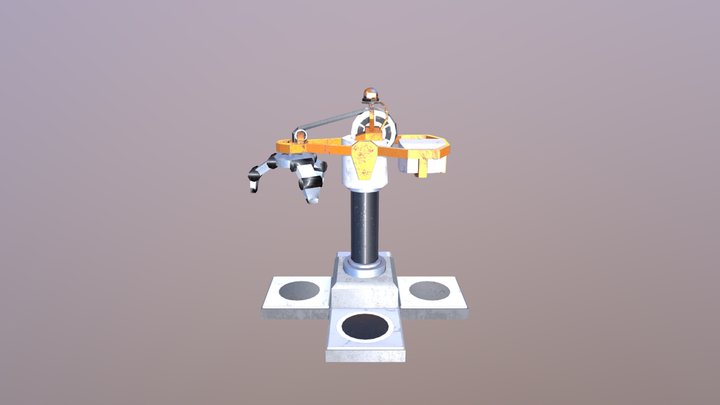 Game Asset Crane 3D Model