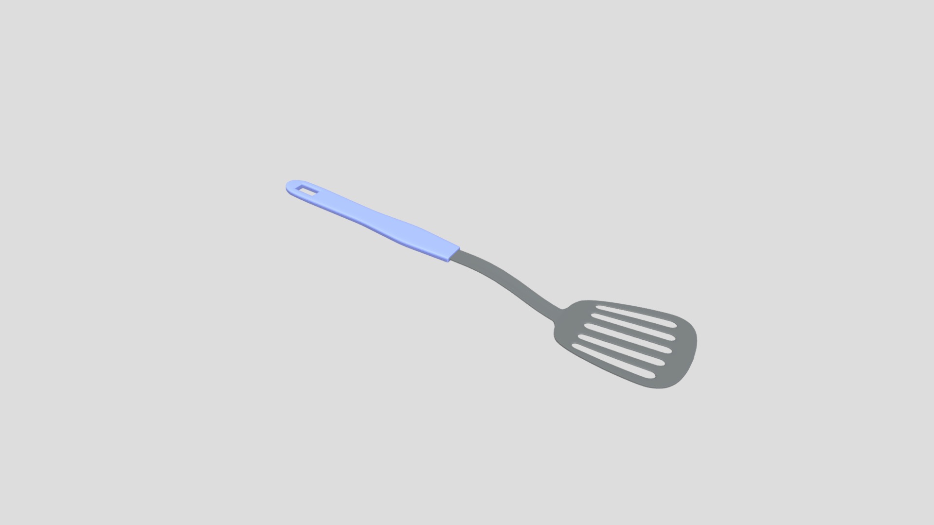 3D model Spatula - This is a 3D model of the Spatula. The 3D model is about a blue and black pen.