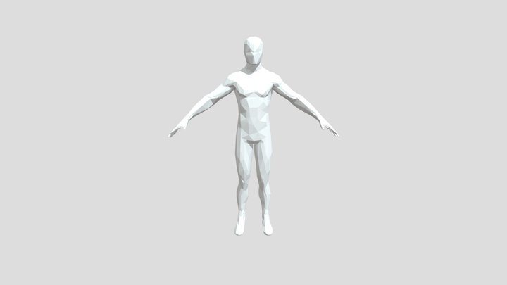 Low poly Character 3D Model
