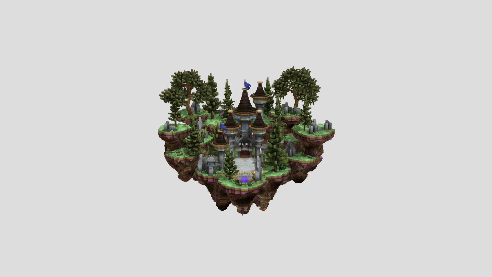 ForestKingdomLobby.schematic - 3D model by PixelMine [3b83944] - Sketchfab