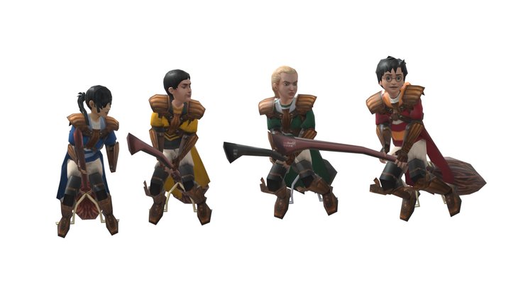 Harry Potter Seekers - Quidditch World Cup 3D Model