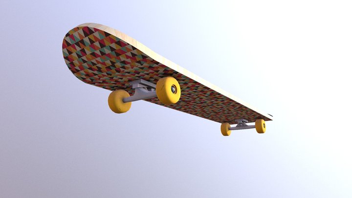 WorldSkills Skateboard 3D Model