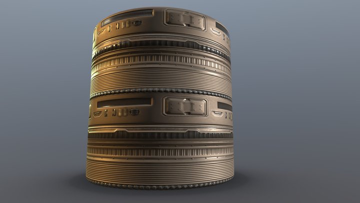 Sci-fi trim. 3D Model