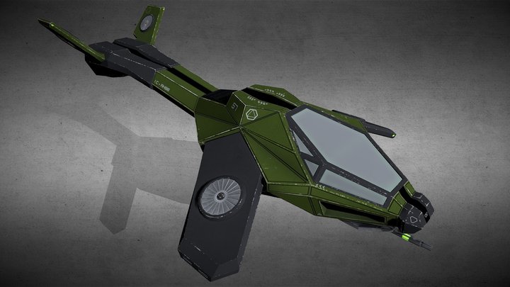 Inverness Attack Chopper 3D Model
