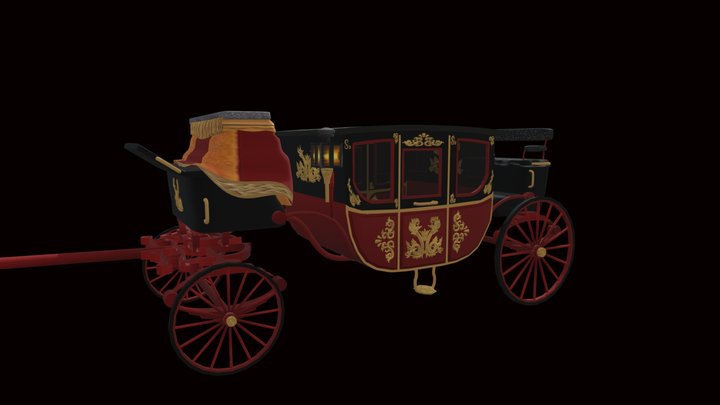 Horse- Drawn Carriage IV – Free 3D Model STL