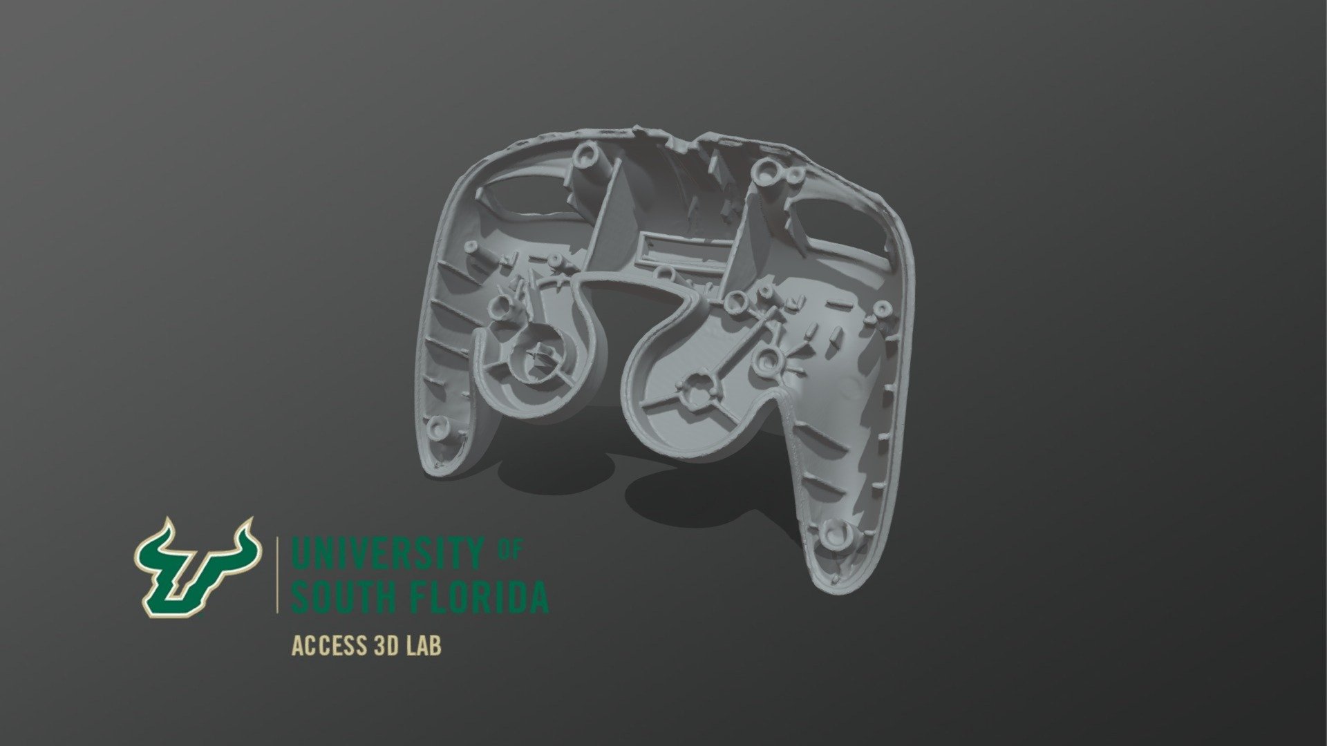 Game Cube Bottom part by Spider scanner