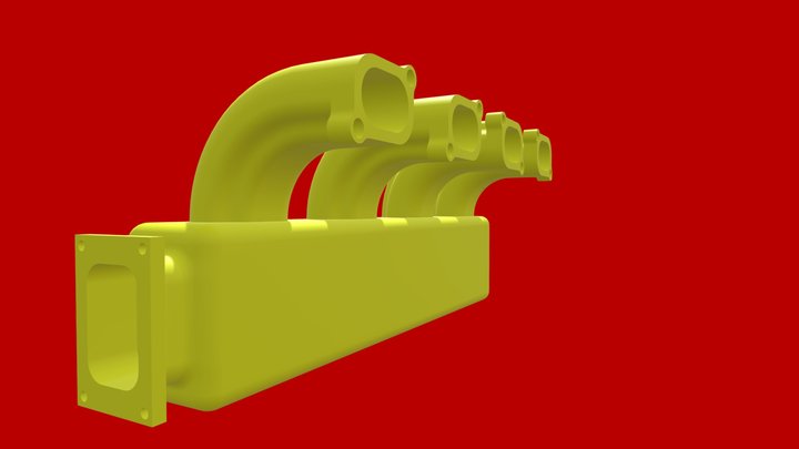 Exhaust Manifold 3D Model