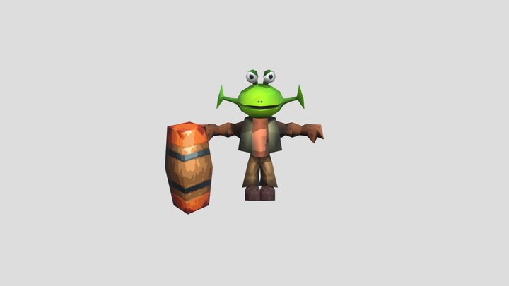Alien Jippo Jim (Banjo-Tooie) 3D Model