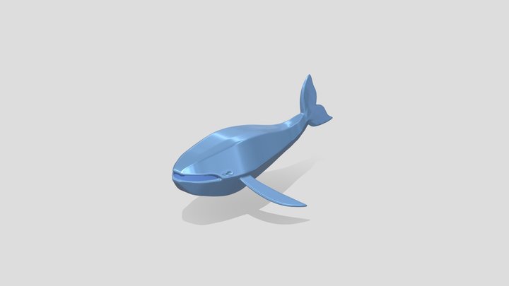 JVG Whale By Lucas Van Camenhout 3D Model