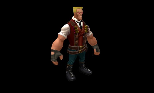 Steampunk Duke 3D Model