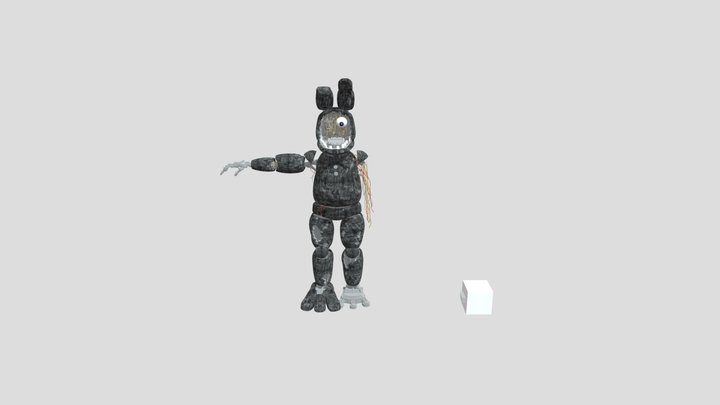 Withered Bonnie_REMASTER 3D Model