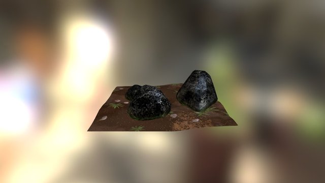 Rocks On One Map 3D Model