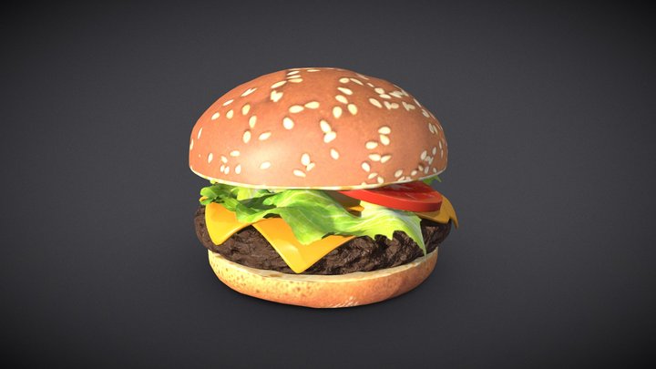 Hanburger 3D Model