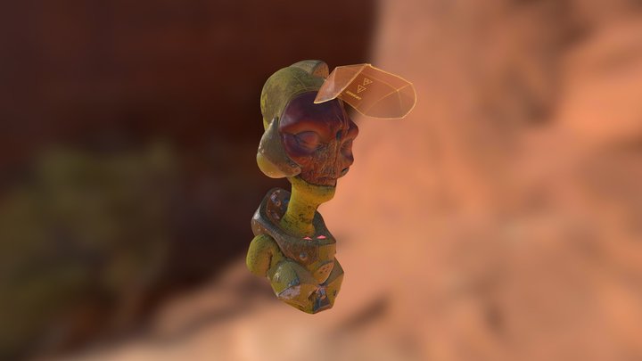 Alien Desert Camo 3D Model