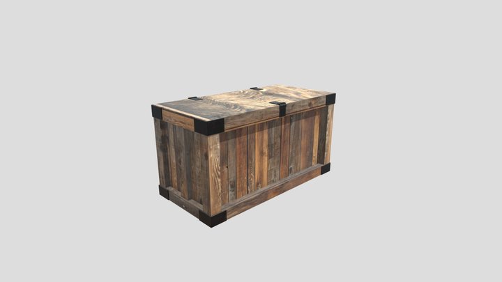 Crate 3D Model