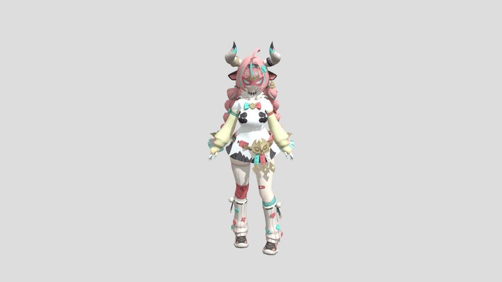 Varesa rigged (Free) 3D Model