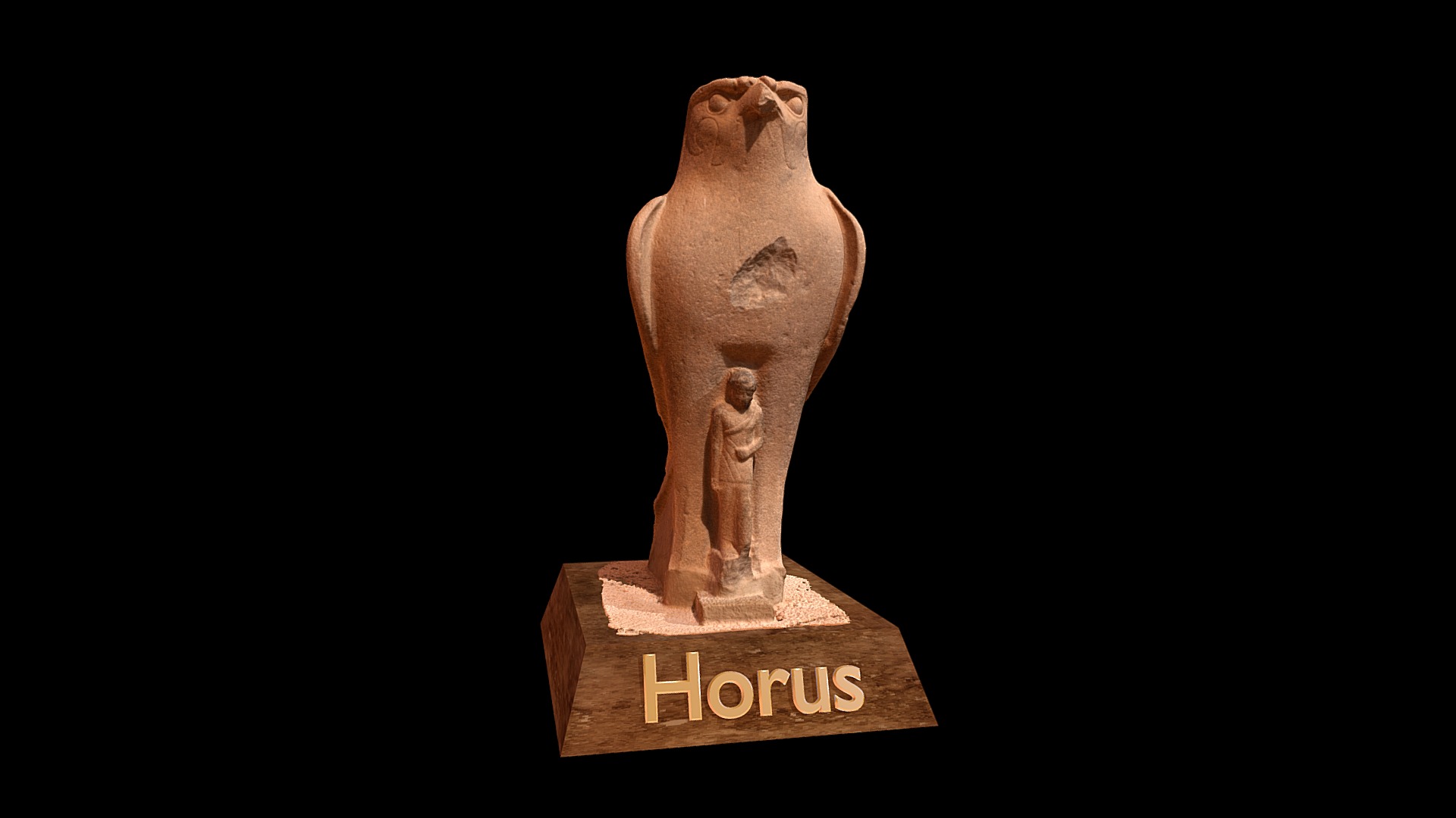 Horus Statue at the Temple of Edfu