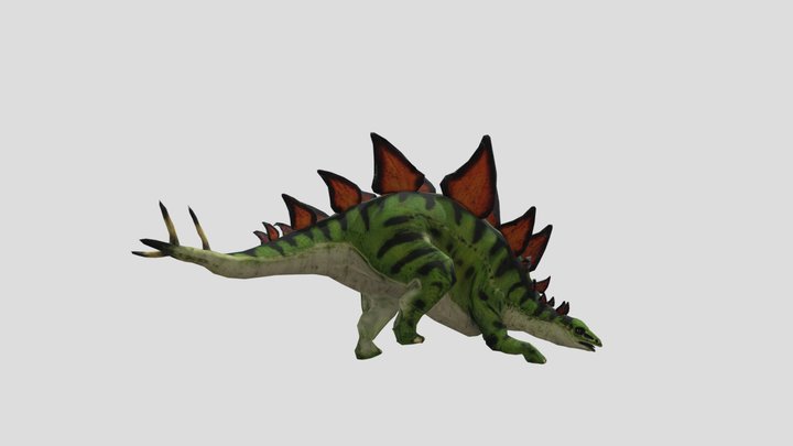 Stegosaurus from unity 3D Model